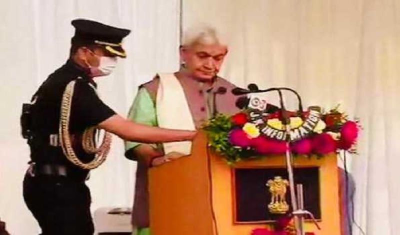 Manoj Sinha takes oath as Lt Governor of Jammu and Kashmir