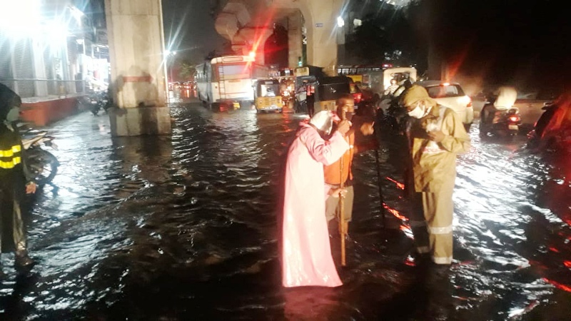 Hyderabad: GHMC intensifies relief operations: amid heavy rains
