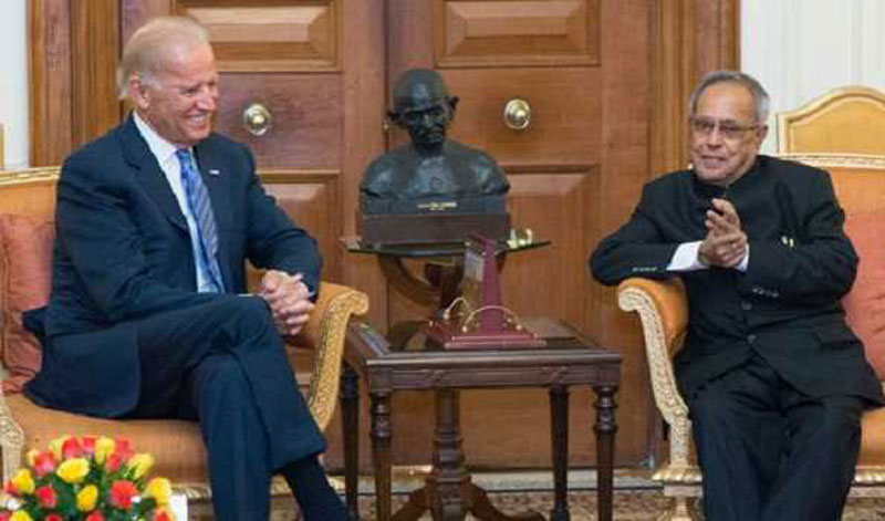 Ex-Prez Pranab Mukherjee was a dedicated public servant: Joe Biden