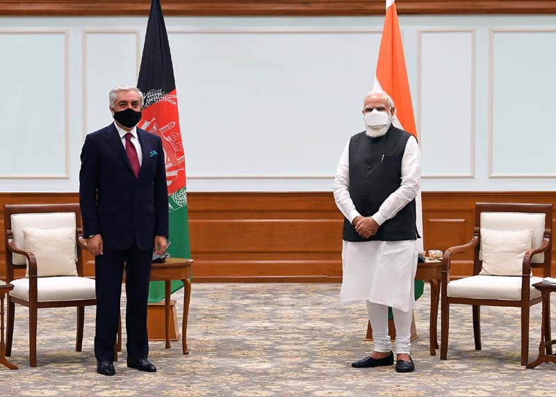 No discussion over India's military role in Afghanistan during talks with Indian leadership, says visiting leader Abdullah Abdullah