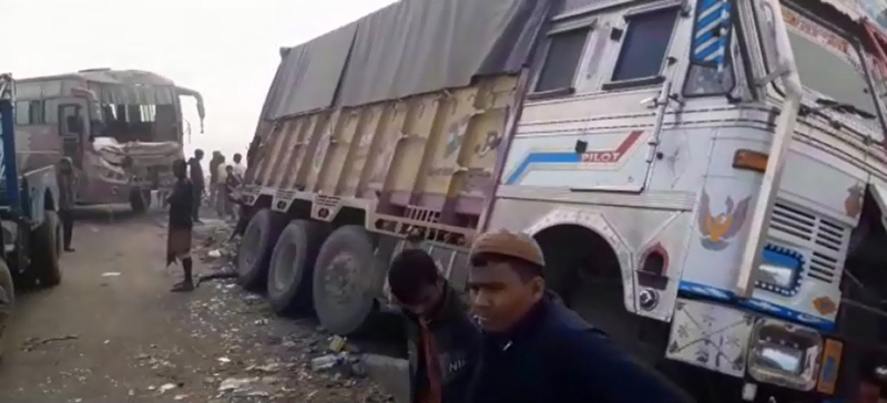 Assam: 13 people injured after passenger bus hit roadside parked truck in Karimganj
