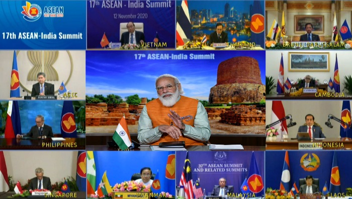 PM Modi participates in 17th ASEAN-India Summit, calls for cooperation in fighting Covid-19 pandemic