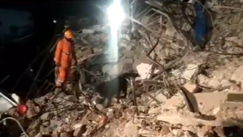 Maharashtra building collapse: One dead, rescue operation on