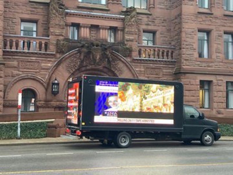 Hindu Forum Canada hosts 'LED Truck advertisement' campaign against 26/11 Mumbai attack