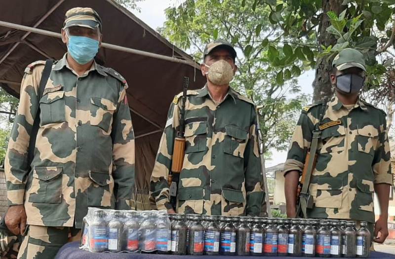 BSF seize 150 bottles phensedyl in Coochbehar