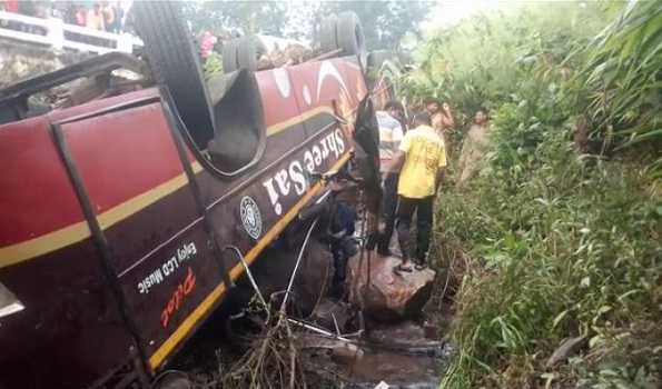 Odisha: 7 killed, 40 injured as bus overturns near Taptapani Ghat in Ganjam district