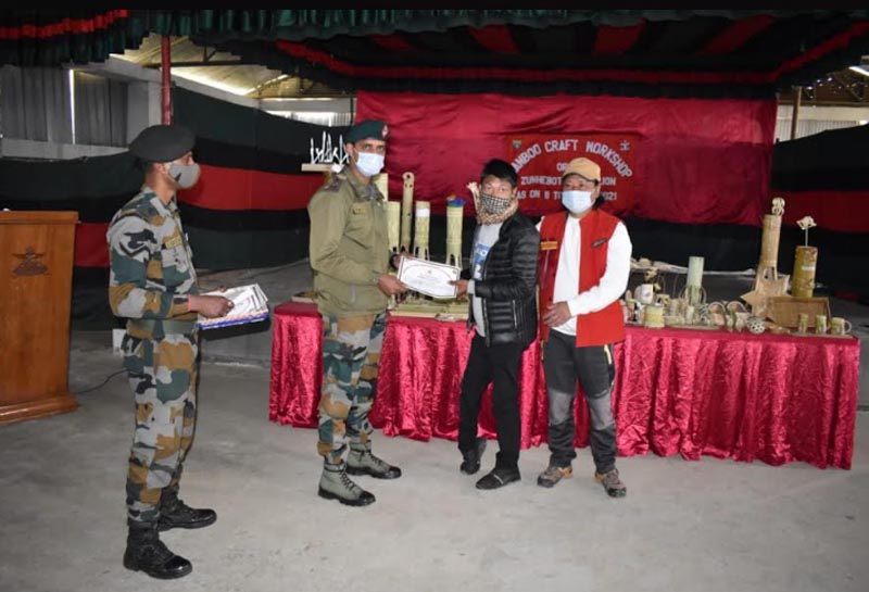 Assam Rifles organises bamboo craft workshop in Nagaland's Zunheboto