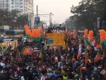 Kolkata: Suvendu Adhikari's mega roadshow 'attacked' allegedly by TMC workers
