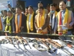 67 militants of DNLA lay down arms in Assam’s Karbi Anglong district