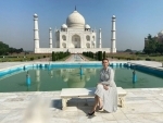 Denmark Prime Minister Mette Frederiksen visits Taj Mahal