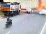 TN: Caught on CCTV footage, father-son charred to death on scooter after firecrackers burst