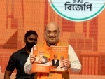 Amit Shah unveils Bengal BJP’s poll manifesto, promises reservation in jobs, free health, education for women