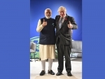 Narendra Modi interacts with British PM Boris Johnson at Glasgow Sumit sidelines