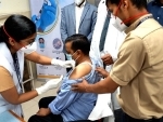 Arvind Kejriwal, his parents receive first dose of Covid-19 vaccine in Delhi