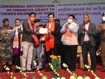 Assam CM distributes financial aids to surrendered NDFB militants