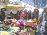Kashmir: JKYF distributes relief kits among fire affected people in Gurez