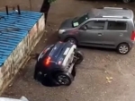 Mumbai: Car disappears as part of ground caves in, video goes viral