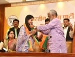 Rebel Congress MLA Aditi Singh joins BJP ahead of UP polls
