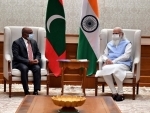 Foreign Minister of Maldives Abdulla Shahid calls on PM Narendra Modi