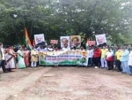Odisha Congress activists protest hike in oil prices, cooking gas, burn effigy of PM Modi, Naveen Patnaik