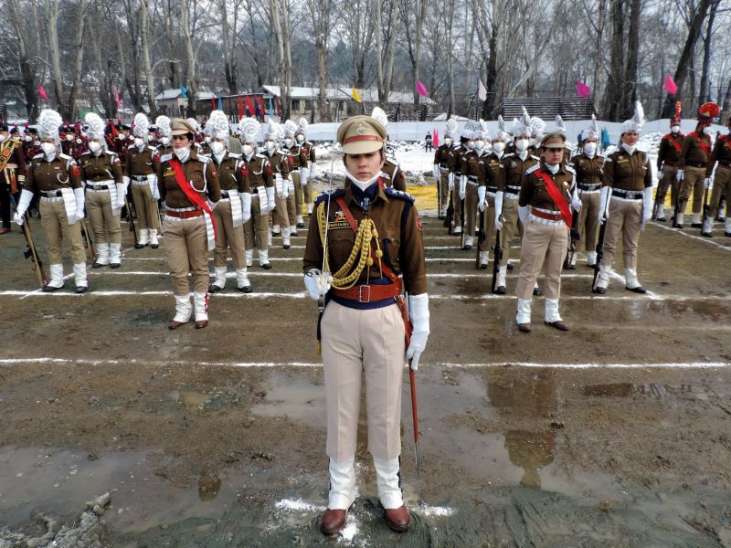 Full dress rehearsal for Republic Day celebrations held in Srinagar, elsewhere in Kashmir