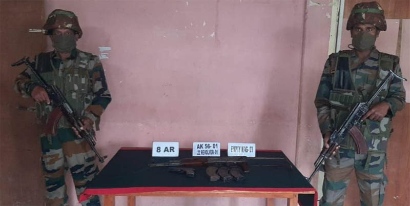 Assam Rifles recover one AK-56 rifle, other arms in Mizoram