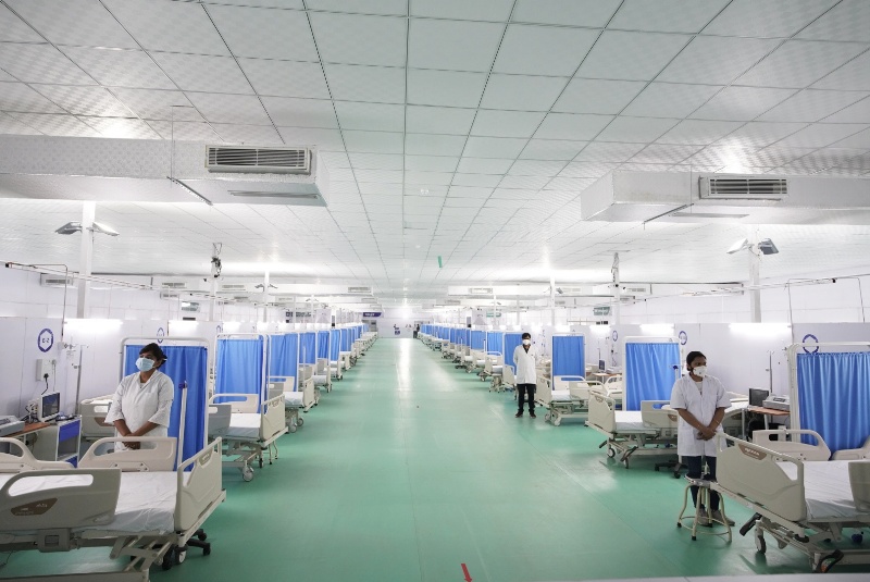 Delhi's iconic Ram Leela Maidan turns into 500-ICU bed facility to treat critical Covid patients