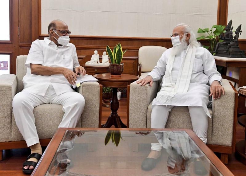 Sharad Pawar meets PM Modi amid strains in Maha Vikas Aghadi govt