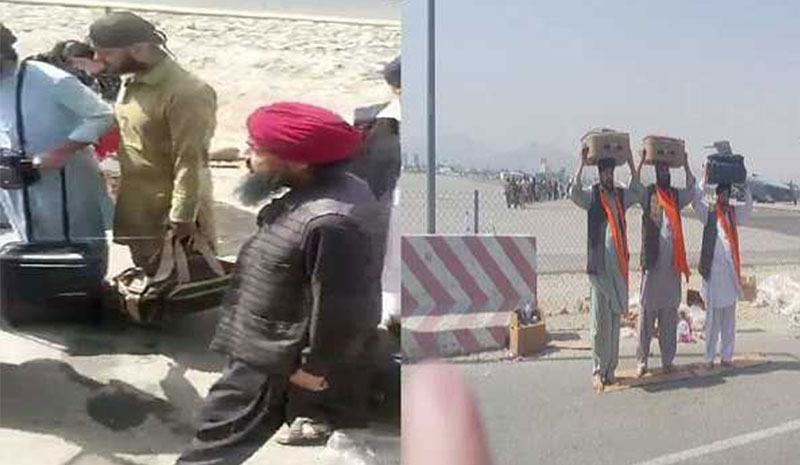 Forty-six Afghan Sikhs and Hindus being evacuated by IAF from Taliban-invaded Kabul