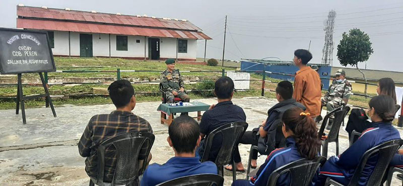 Assam Rifles conduct youth conclave in Nagaland’s Peren
