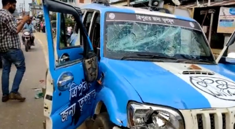 TMC MP Sushmita Dev 'attacked' in Tripura