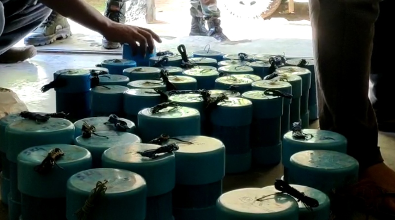 Large number of prefabricated IEDs weighing 250 kg recovered along Indo-Myanmar border