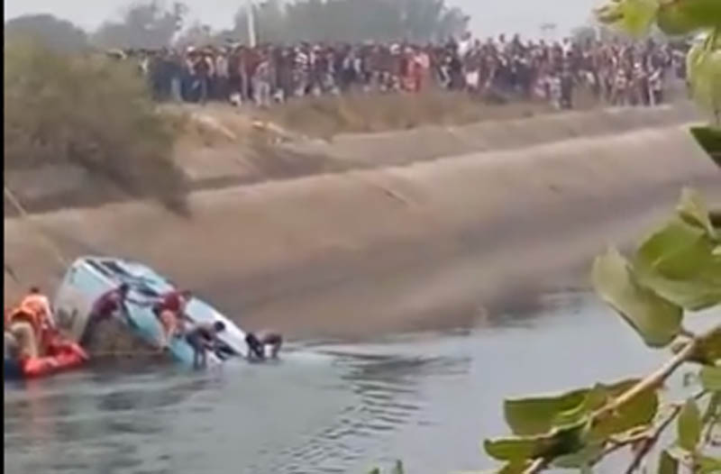 Madhya Pradesh: Bus falls in canal in Sidhi, 37 die