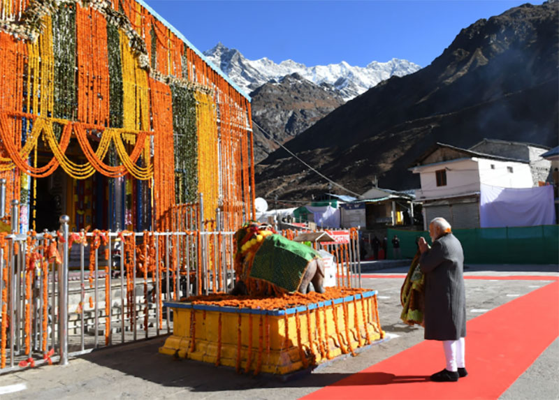 PM calls upon countrymen to visit places of pilgrimage
