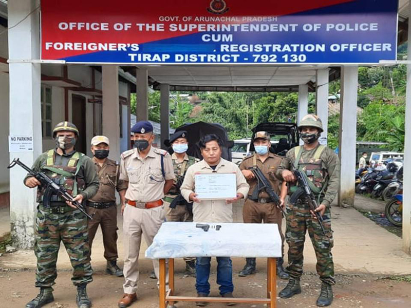 NSCN-K cadre surrenders in Arunachal Pradesh, security forces apprehend 7 persons with three trucks of illegal areca nuts in Kohima