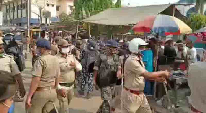 Bengal polls: Tension erupts in Barrackpore as TMC, BJP workers clash during nomination filing