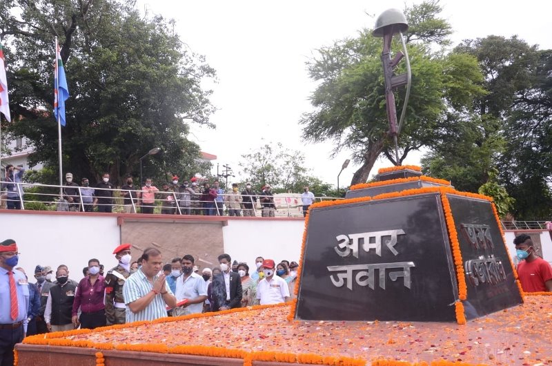 Assam and Meghalaya CM pay tribute to Kargil martyrs on Vijay Diwas