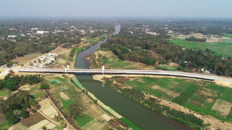 First ever Indo-Bangladesh river bridge to connect Northeast India with a sea