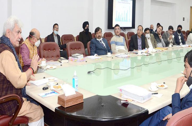 Lt Governor Manoj Sinha reviews functioning of JKIDFC
