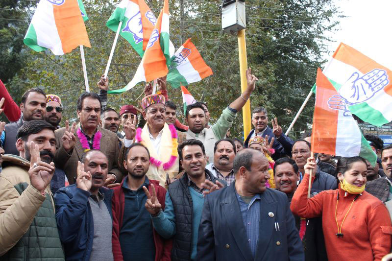 Congress set to sweep Himachal Pradesh bypolls