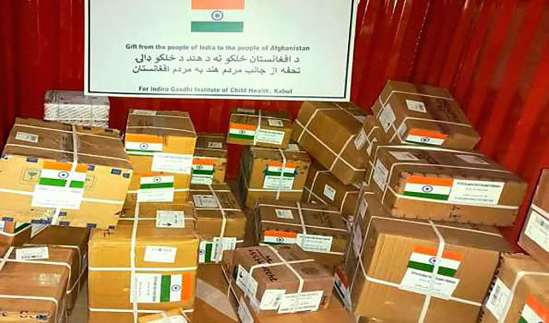 India despatches consignment of medical supplies to Afghanistan by plane