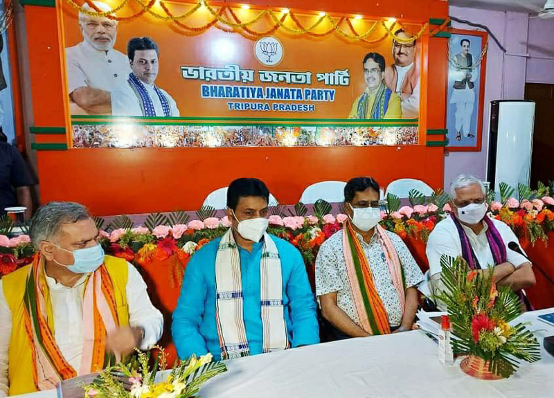 Trouble for Tripura BJP as 15,000 supporters joined TMC in one and half months