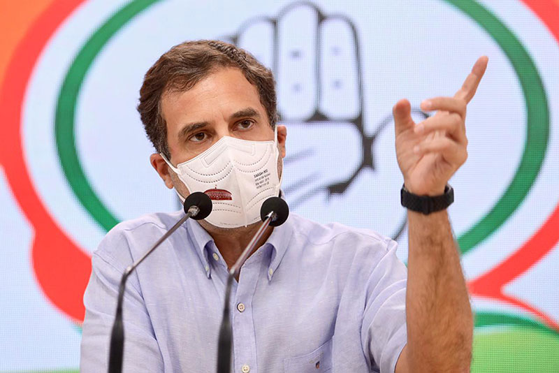 Rahul Gandhi slams Centre for over COVID-19 vaccination