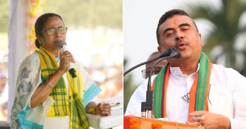 Nandigram: Suvendu leads by over 8000 votes, Mamata trails after third round