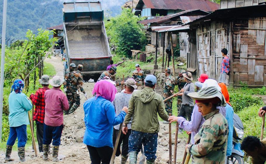 Indian army assists in improving connectivity to border village in Arunachal Pradesh