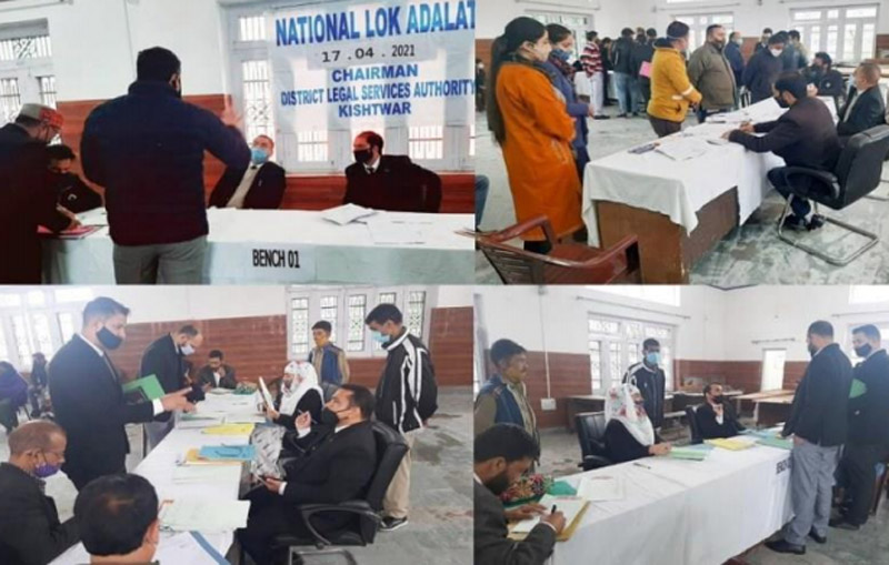 National Lok Adalat held across Jammu and Kashmir, Ladakh  