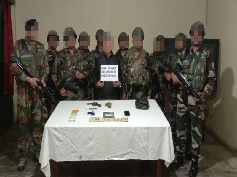 Three militants held in Nagaland's Phek, arms-ammu recovered