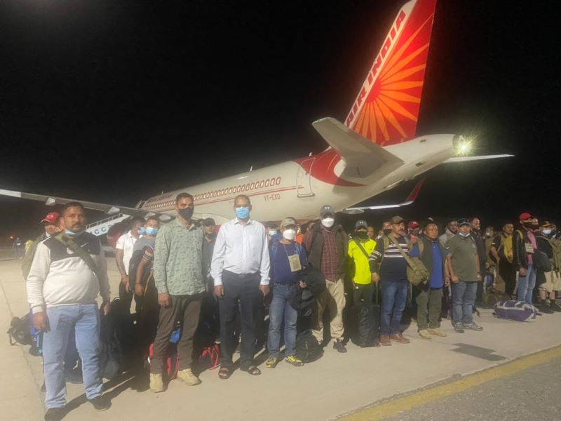 Indians evacuated from Afghanistan to Tajikistan and Qatar board flights for Delhi