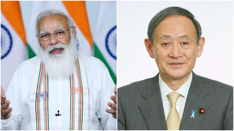 Japanese PM discusses cooperation in Indo-Pacific region with PM Modi
