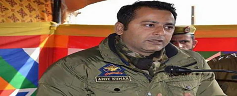 DIG Central Kashmir range Amit Kumar receives new designation